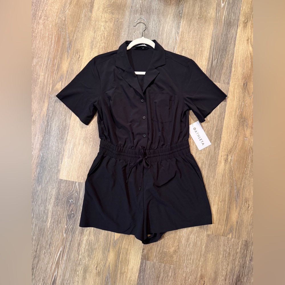 Athleta Black Avenue Romper